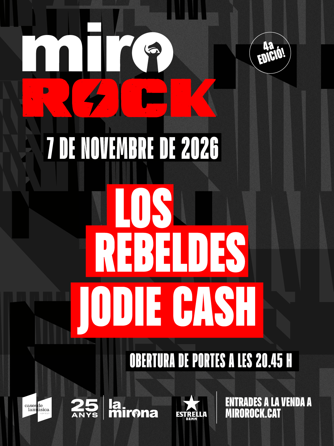 LOS REBELDES + JODIE CASH